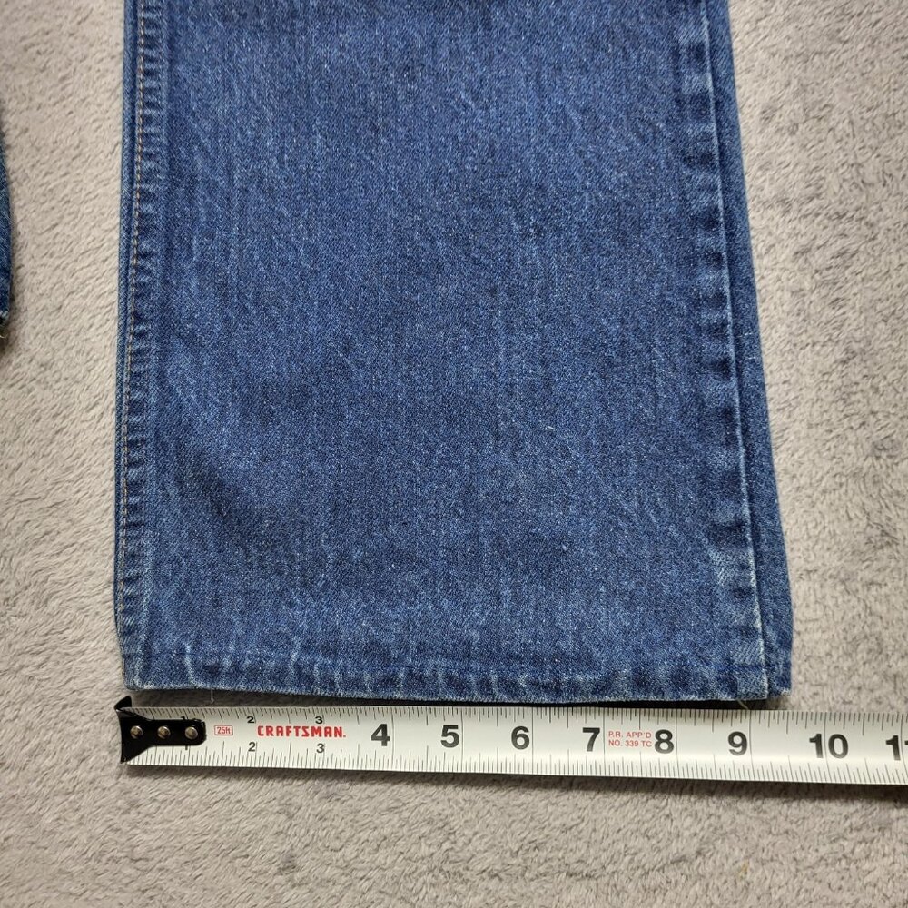 Vintage Levi's 517 Orange Tab Bootcut Jeans Mens 35x30 (38x36) 20517 0217 USA - Picture 8 of 11